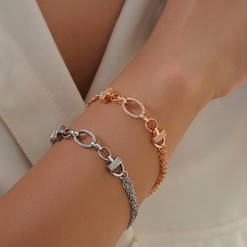 دستبند ژوپینگ نگین اتمی